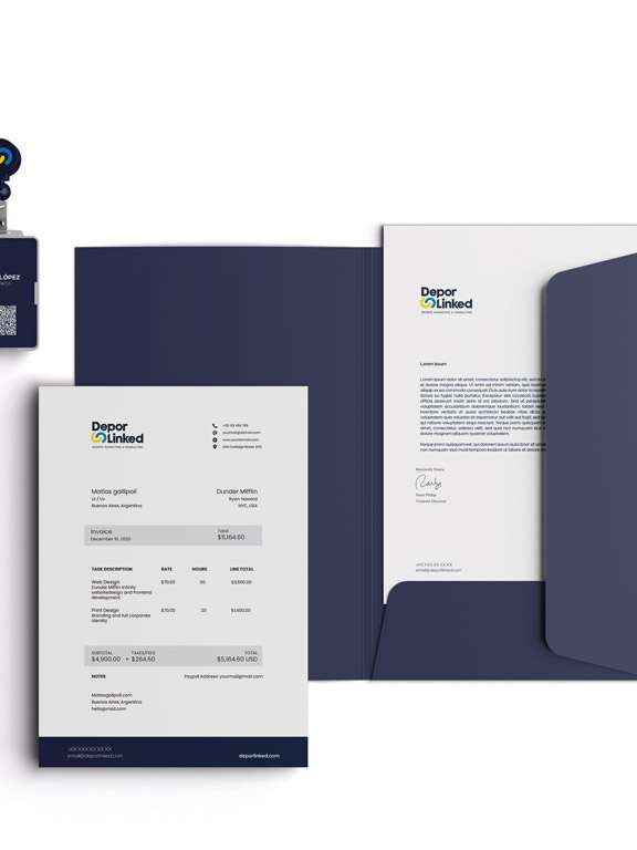 Depor Linked - Branding Marca